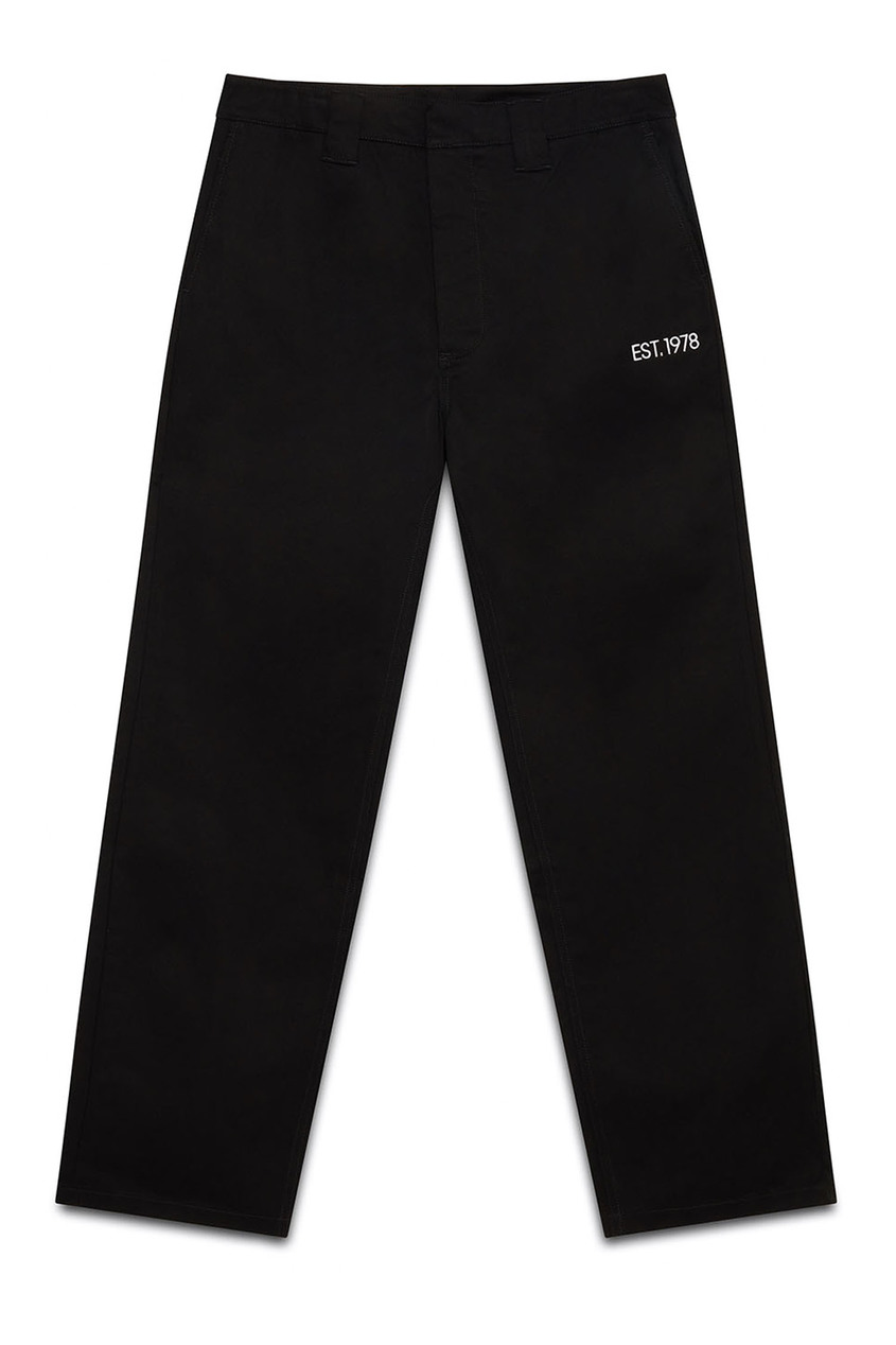 фото Черные брюки с надписью Calvin klein