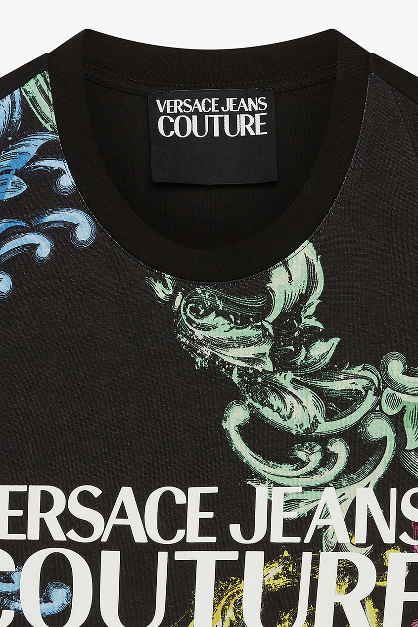 фото Футболка с разноцветным узором Versace jeans