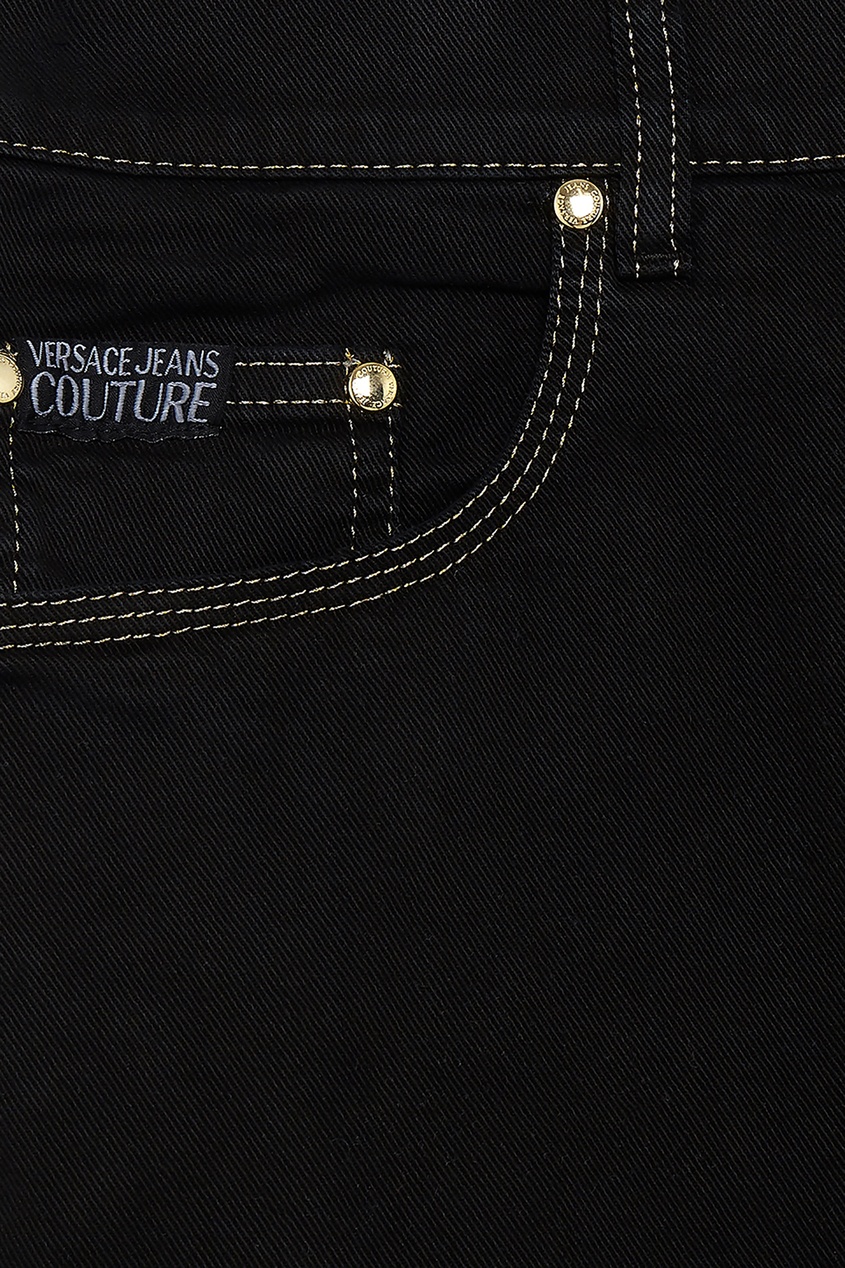 фото Черные прямые джинсы Versace jeans