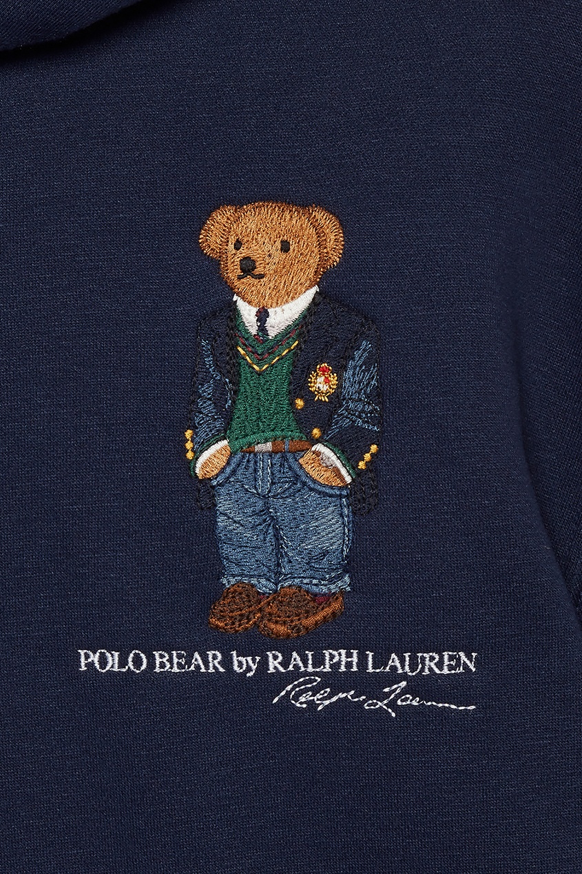 фото Темно-синее худи Polo ralph lauren