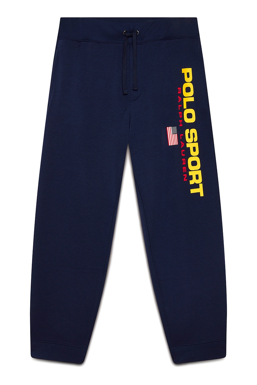 фото Темно-синие трикотажные брюки Polo sport ralph lauren