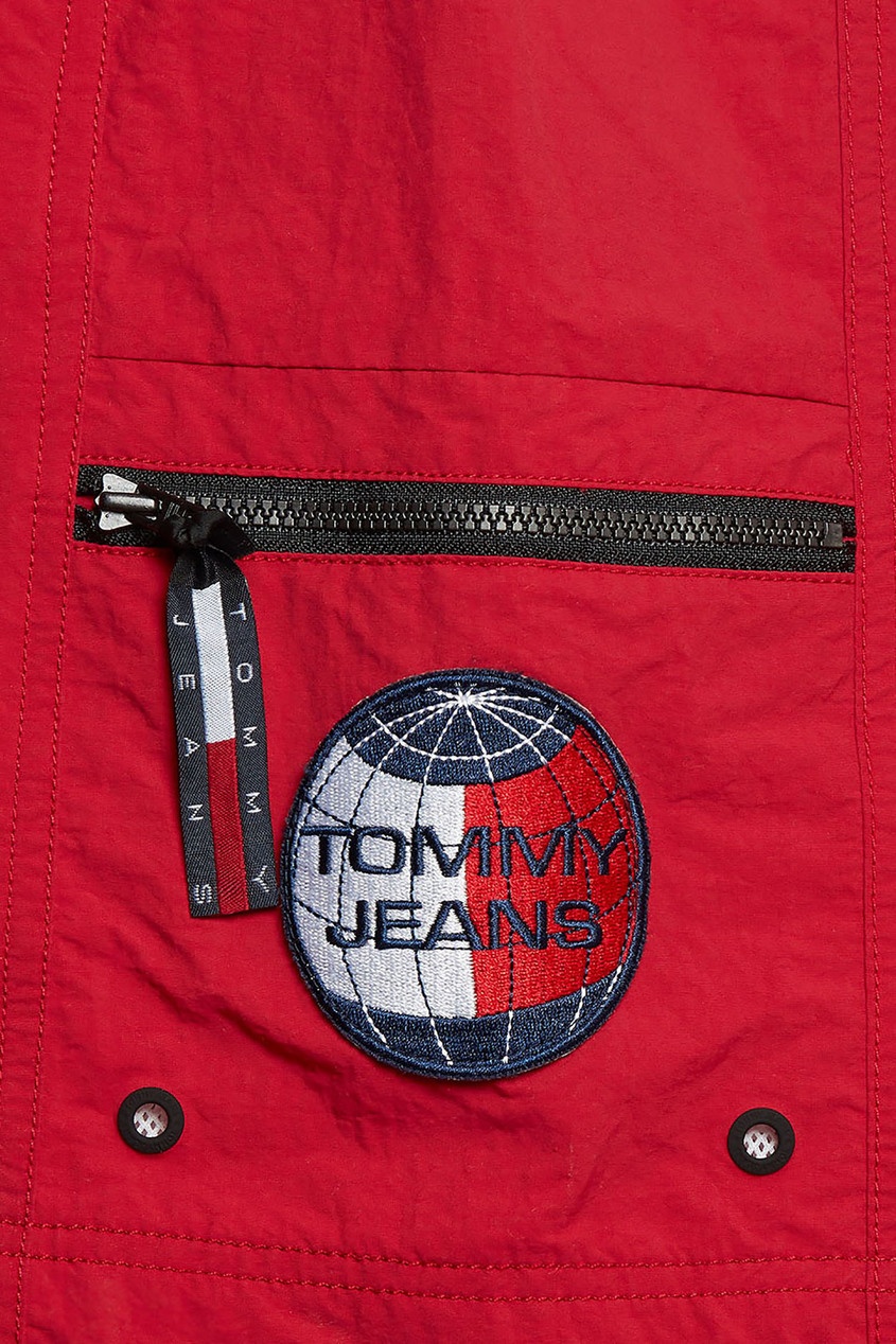 фото Красные шорты с логотипом Tommy jeans