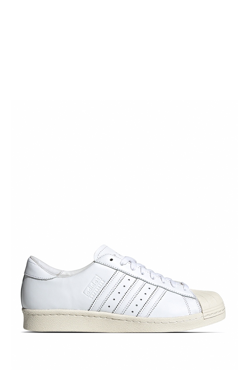 фото Белые кеды с фактурной отделкой Adidas
