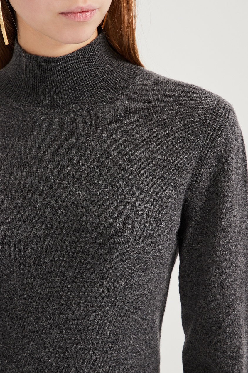 фото Комбинированный серый свитер Alberta ferretti