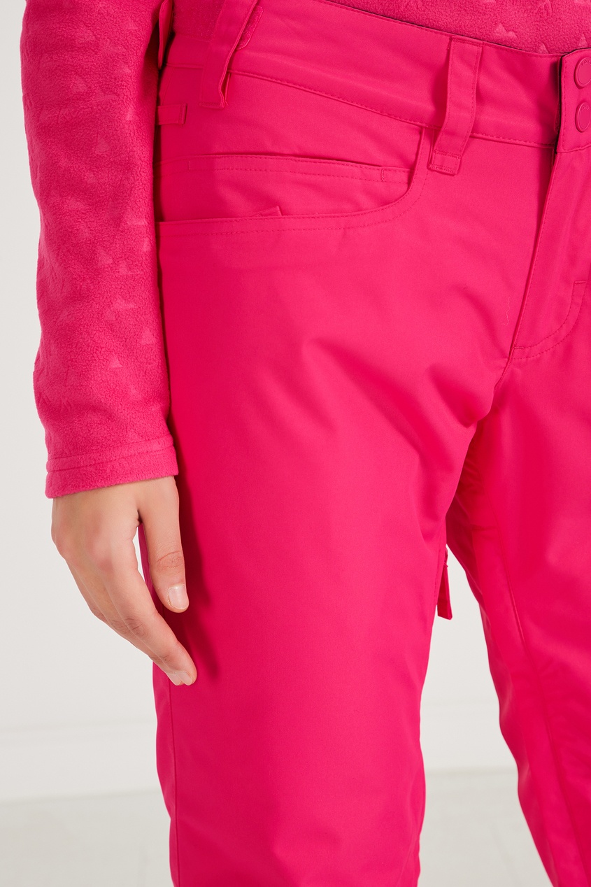 фото Сноубордические брюки цвета фуксия roxy