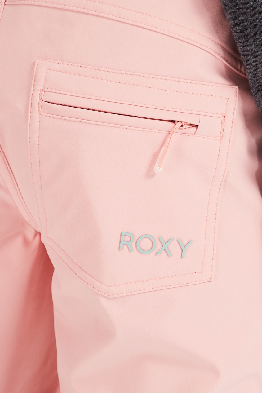 фото Розовые сноубордические брюки roxy