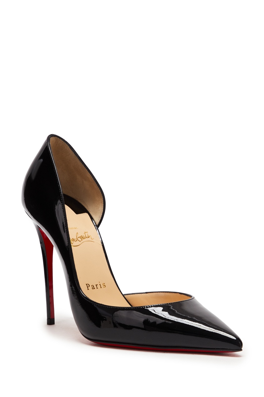 фото Черные лакированные туфли Iriza 100 Christian louboutin