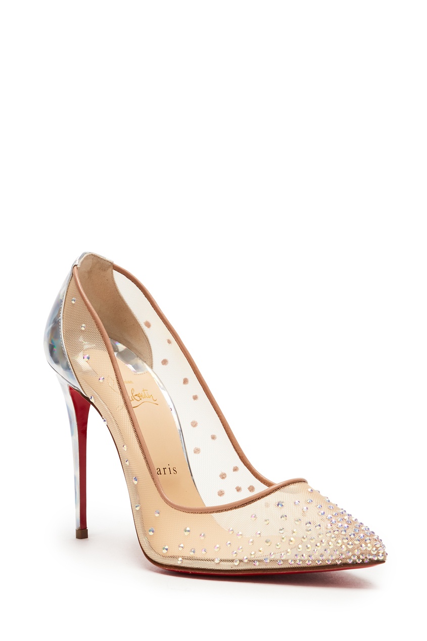 фото Туфли Follies Strass 100 Christian louboutin