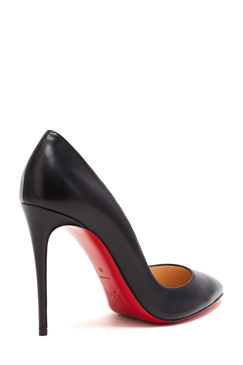 фото Черные кожаные туфли Eloise 100 Christian louboutin