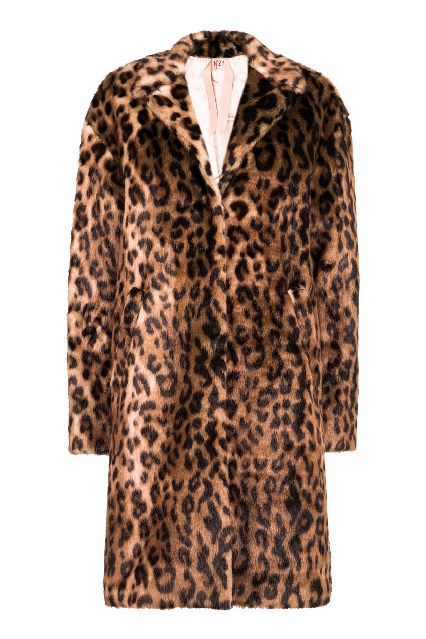 фото Пальто с леопардовым принтом No.21