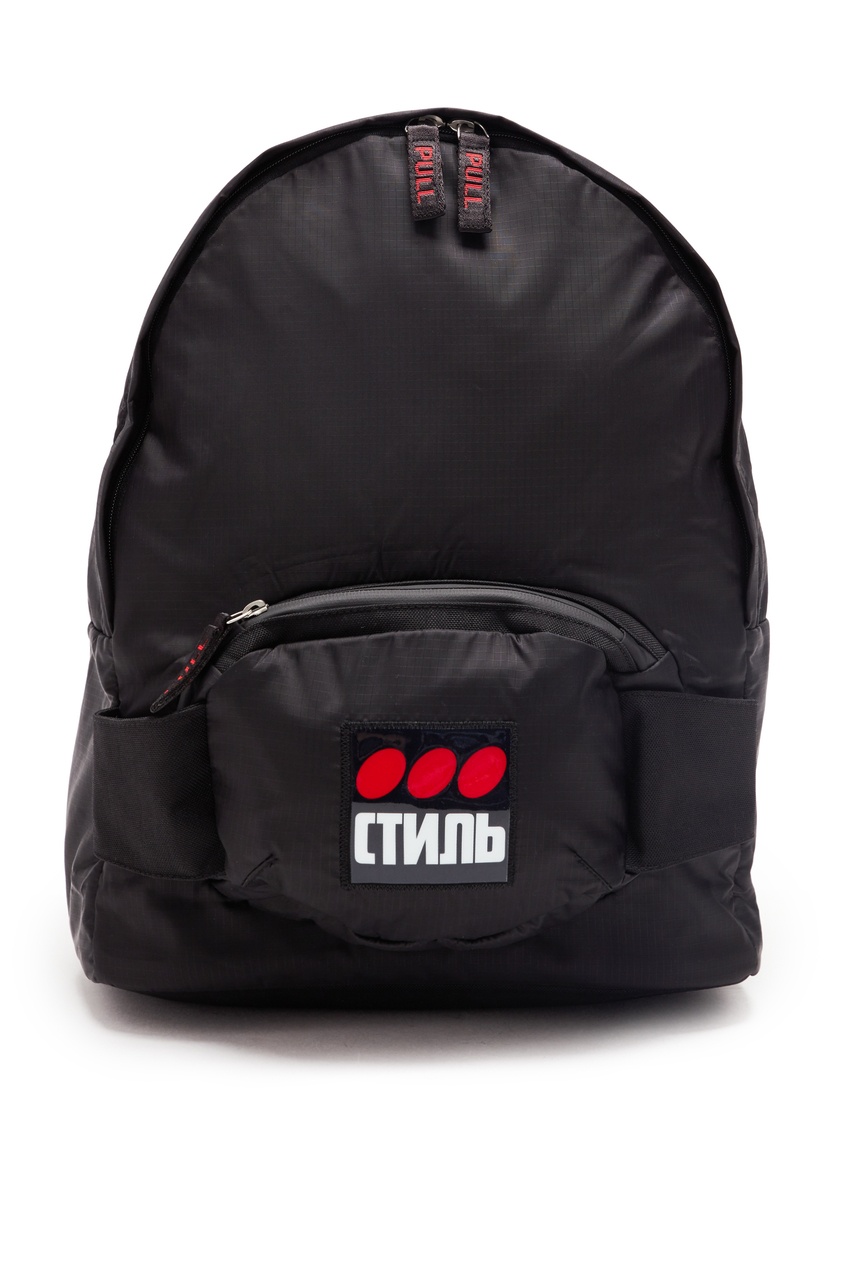 фото Нейлоновый рюкзак с надписями «стиль» heron preston
