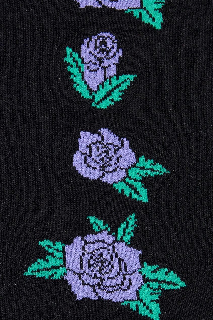 фото Черные носки roses burlington