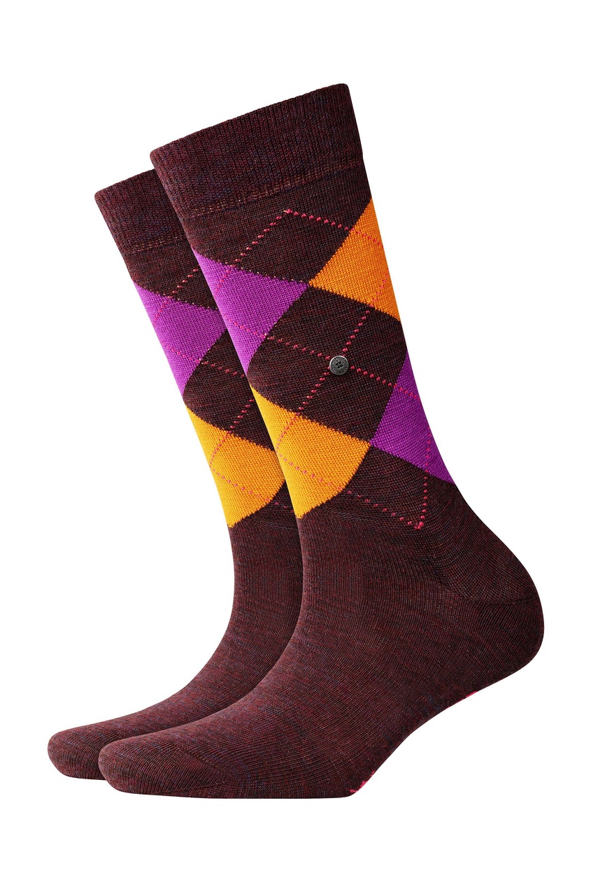 фото Разноцветные шерстяные носки lurex marylebone burlington