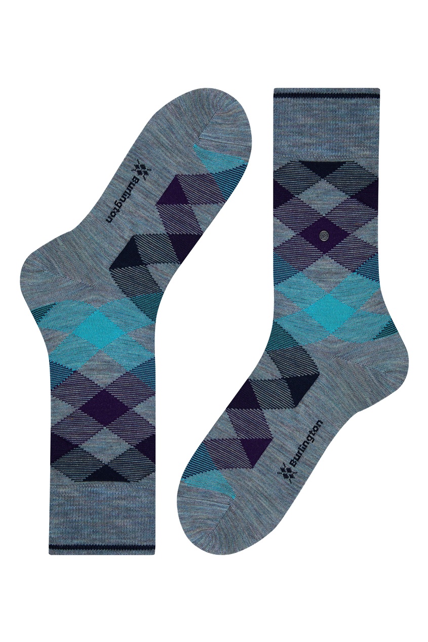 фото Меланжевые серые носки из трикотажа burlington