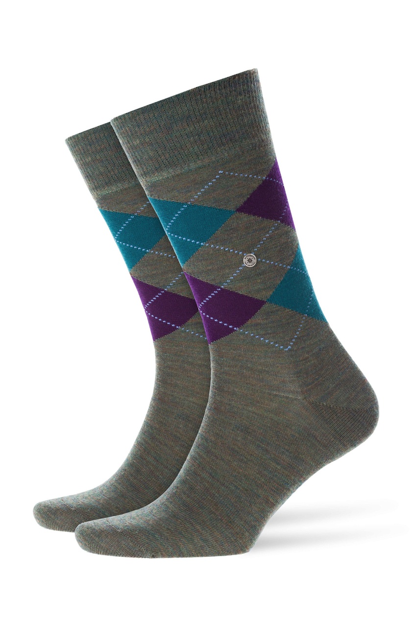 фото Трикотажные носки с рисунком аргайл burlington