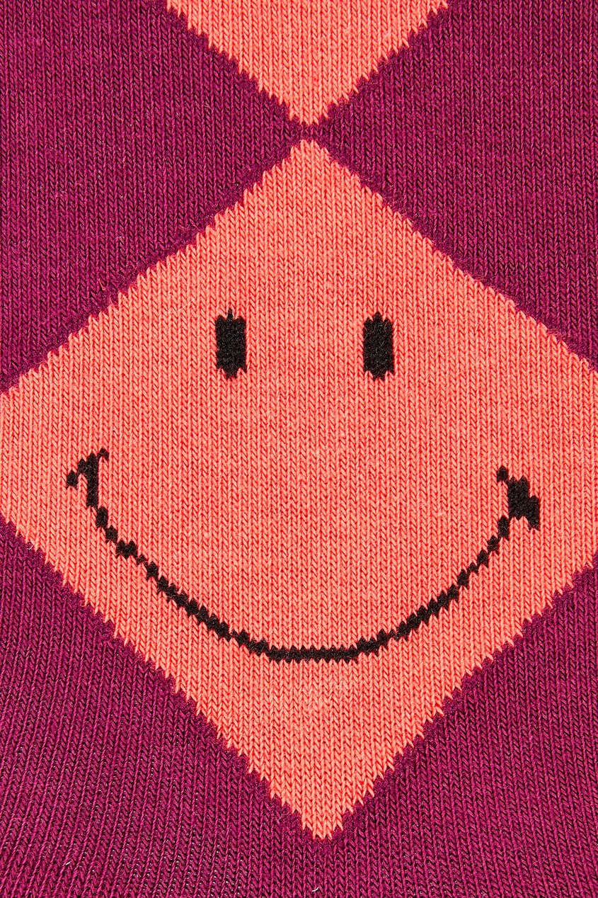 фото Фиолетовые носки Smiley Argyle Burlington