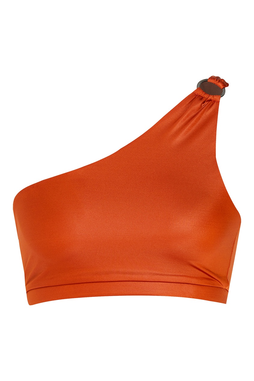 фото Оранжевый топ на одно плечо Karina karayani