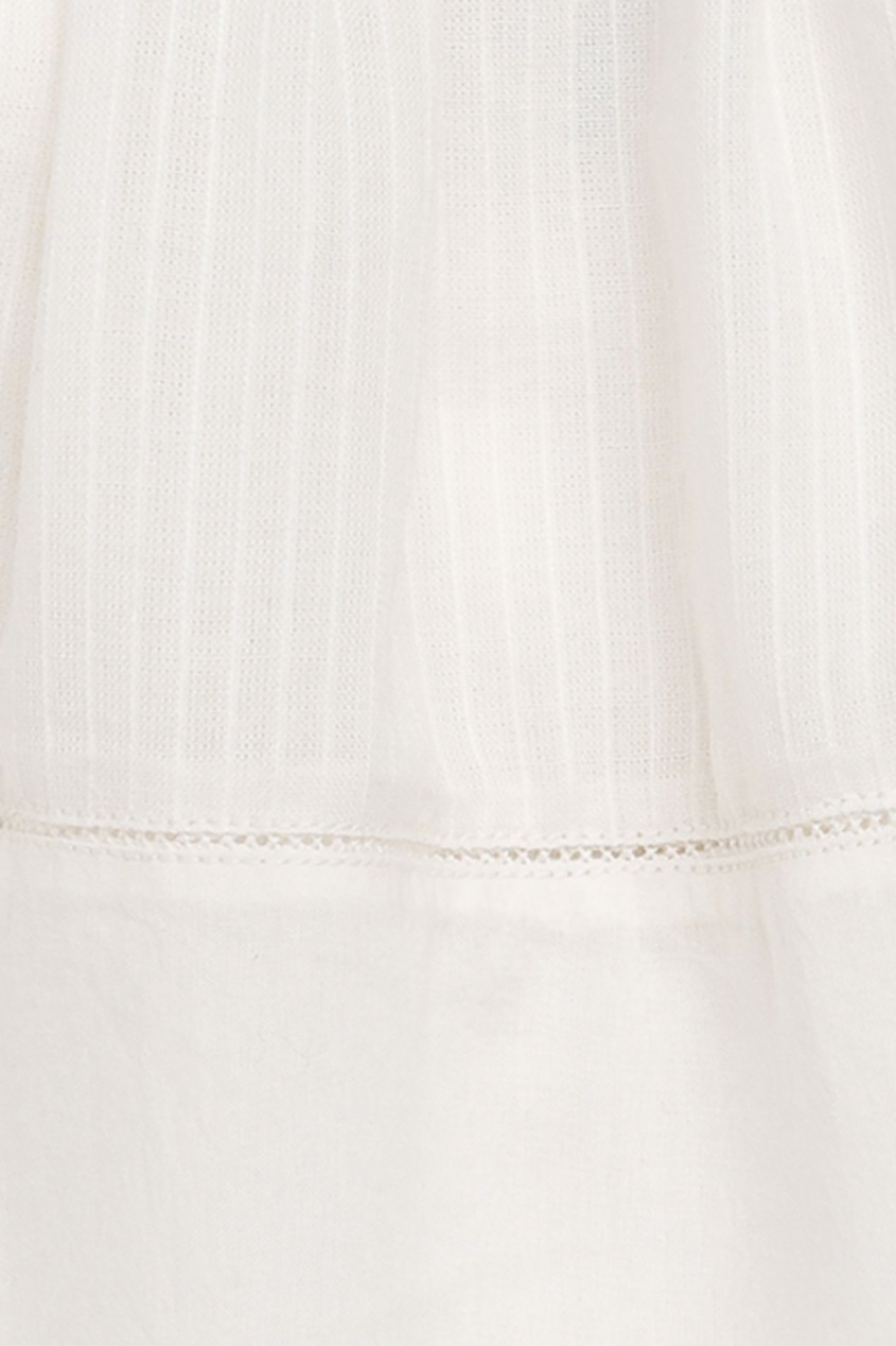 фото Белое платье с кружевной отделкой bonpoint