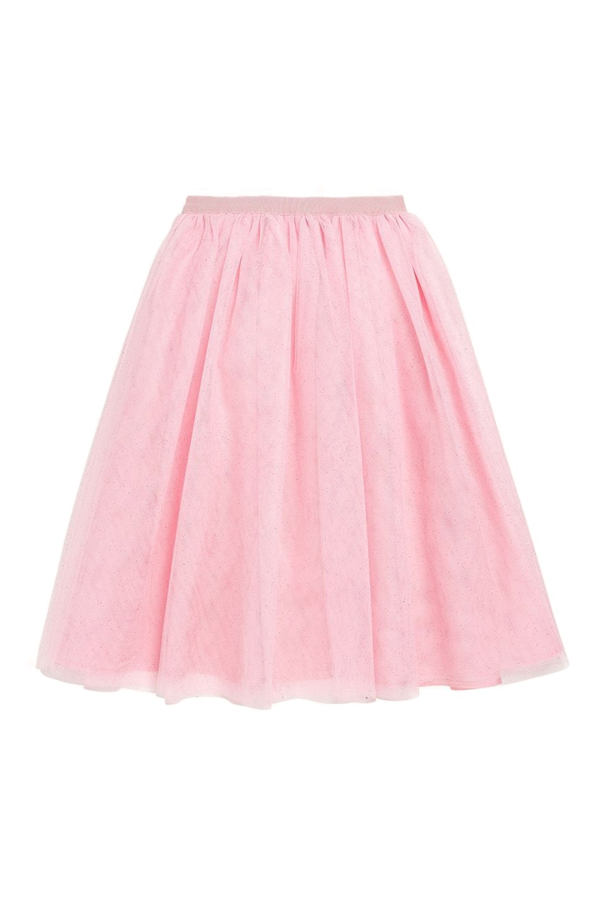 фото Розовая слоеная юбка bonpoint