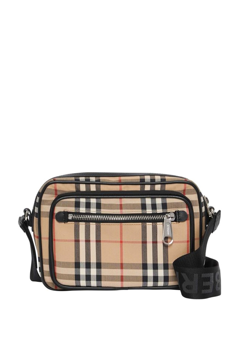 

Бежевая клетчатая сумка, Желтый, Бежевая клетчатая сумка