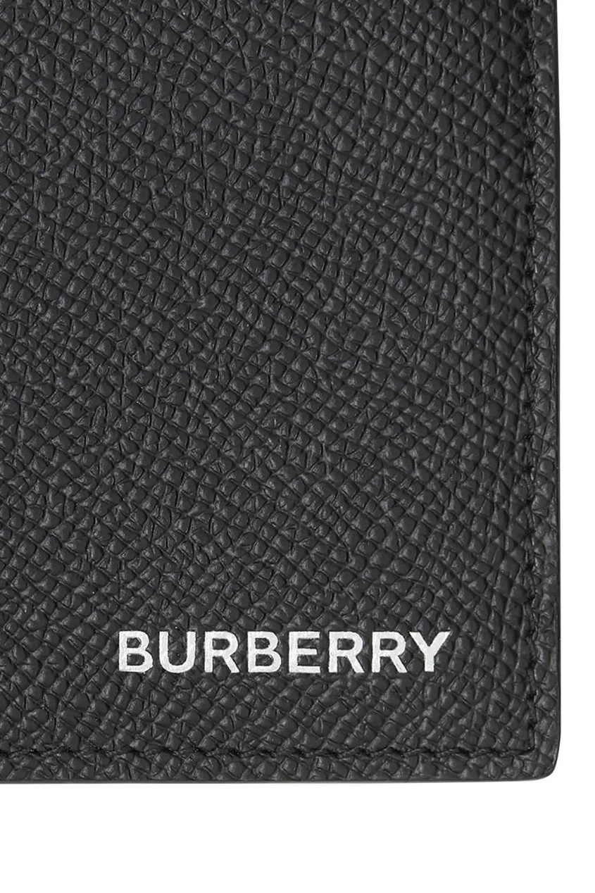 фото Складной кошелек черного цвета burberry