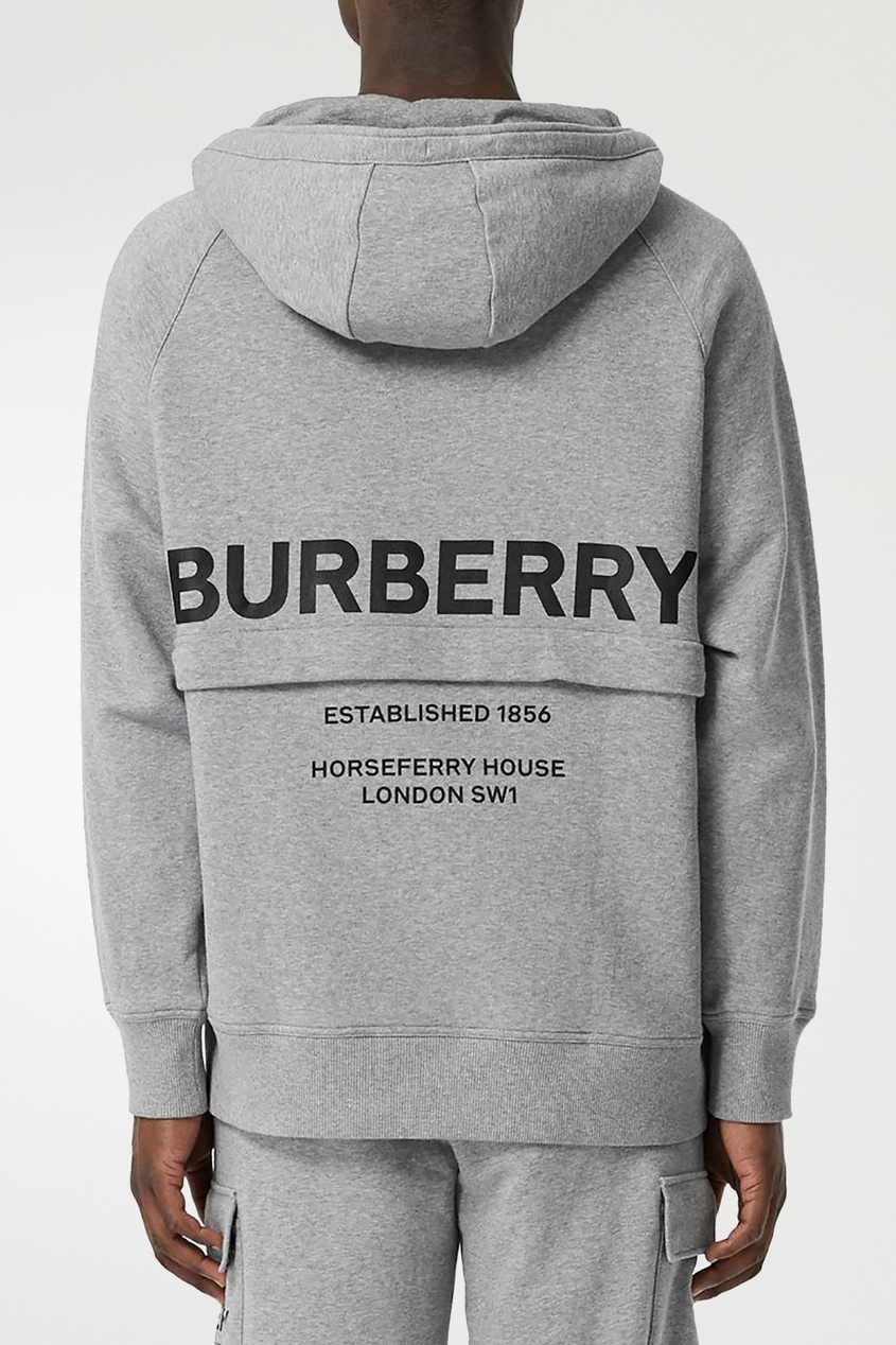 фото Худи с логотипом horseferry burberry