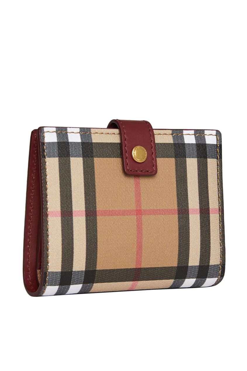 фото Кошелек из текстиля с узором vintage check burberry