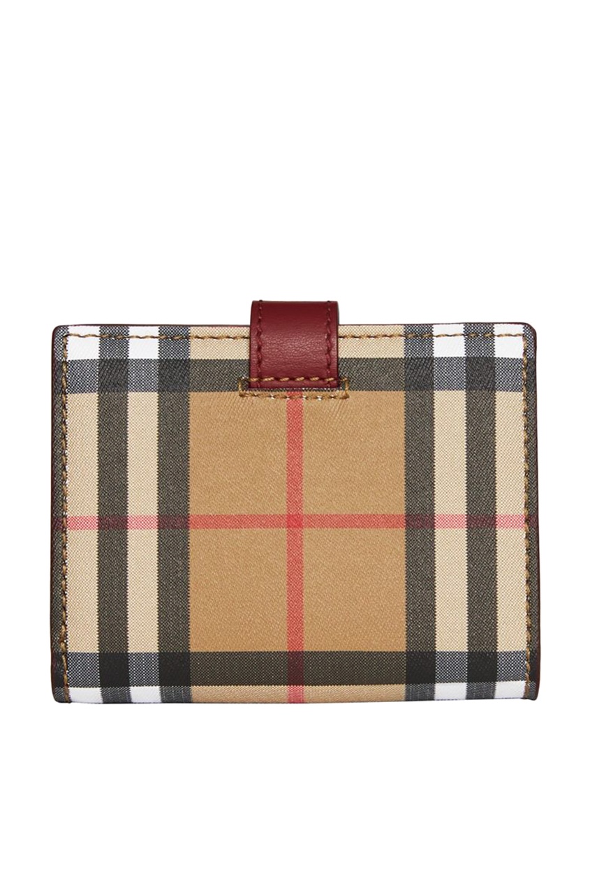 фото Кошелек из текстиля с узором vintage check burberry