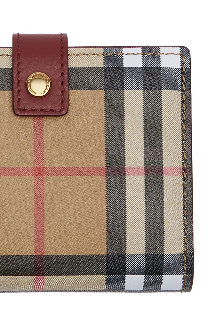 фото Кошелек из текстиля с узором vintage check burberry