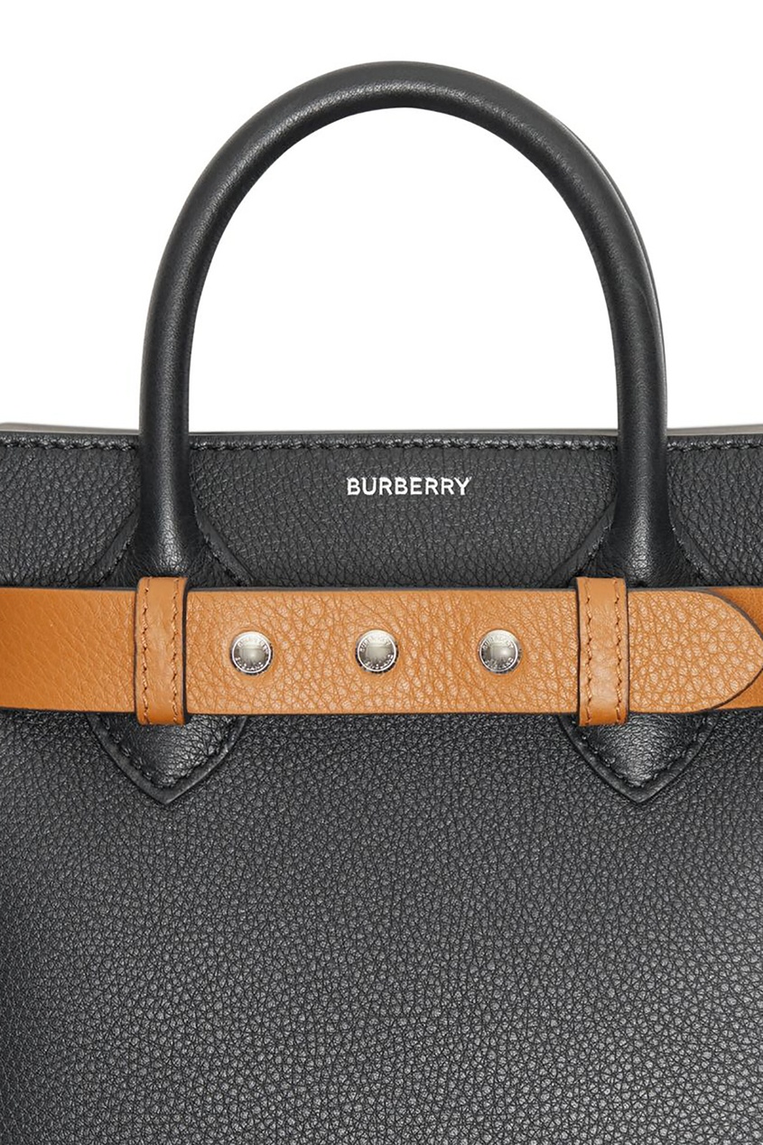 фото Небольшая черная сумка triple stud belt Burberry