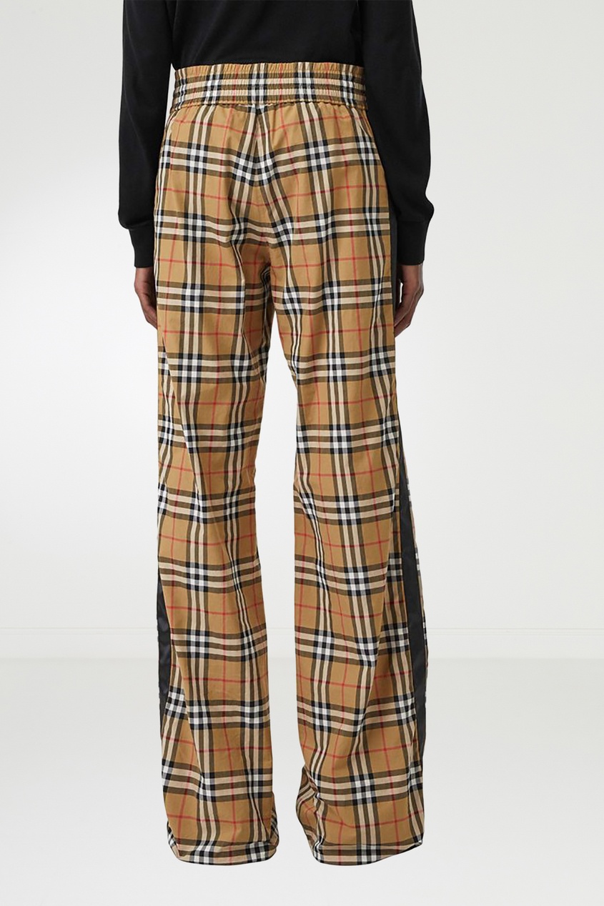 фото Удлиненные брюки в клетку vintage check burberry