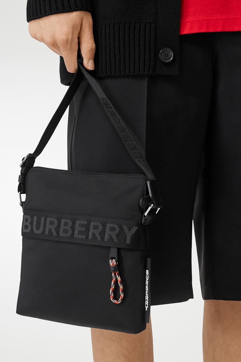 фото Сумка-мессенджер с логотипом Burberry