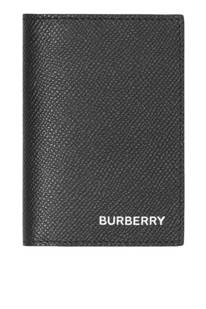 фото Черная обложка для паспорта Burberry