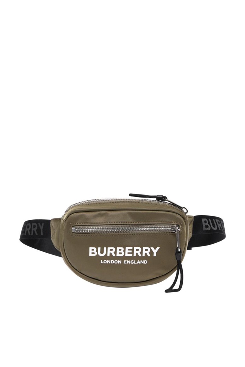 фото Зеленая сумка на пояс Burberry