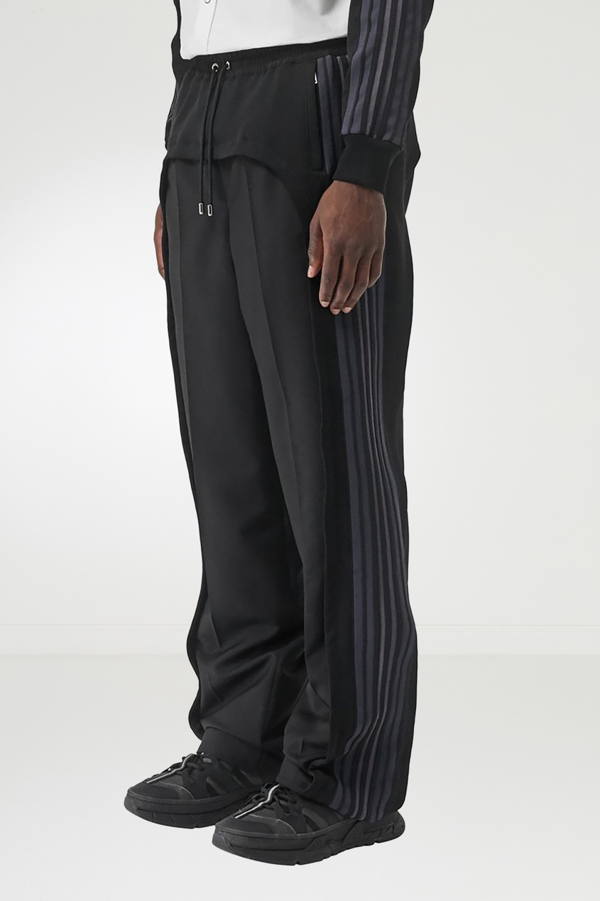 фото Черные комбинированные брюки Burberry
