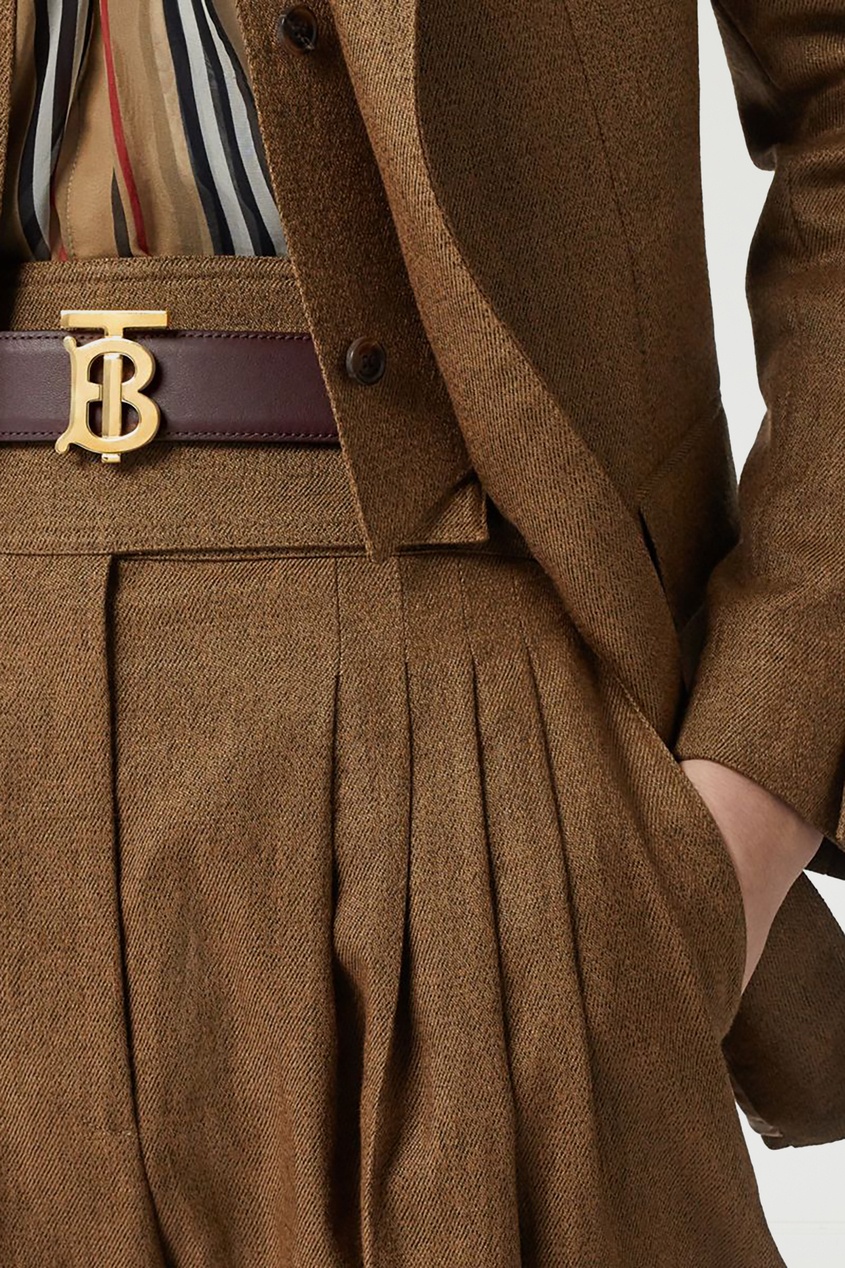 фото Двусторонний ремень с монограммой burberry