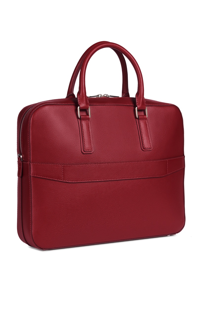 фото Бордовый кожаный портфель Marte Furla