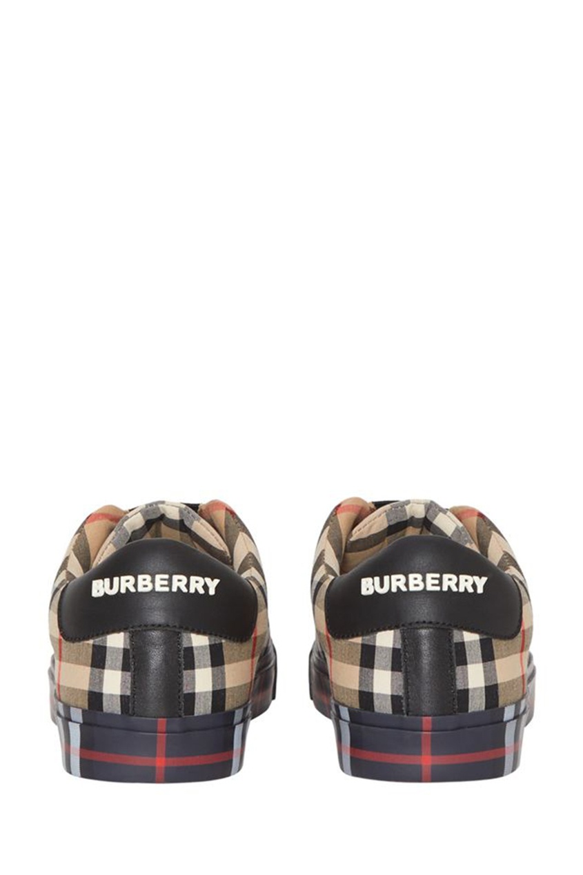 фото Слипоны в клетку burberry