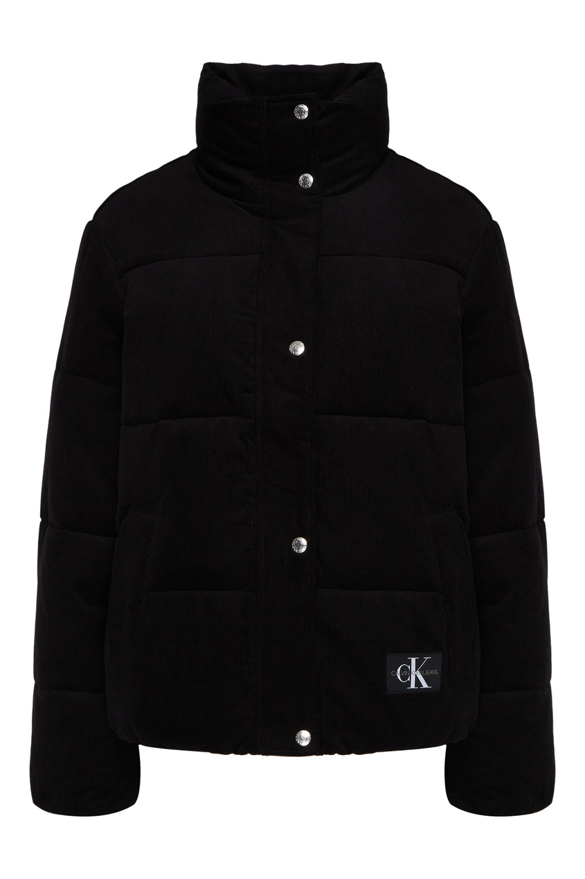 фото Стеганая куртка черного цвета Calvin klein