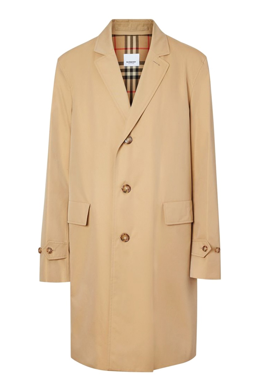 фото Бежевый плащ lab coat Burberry