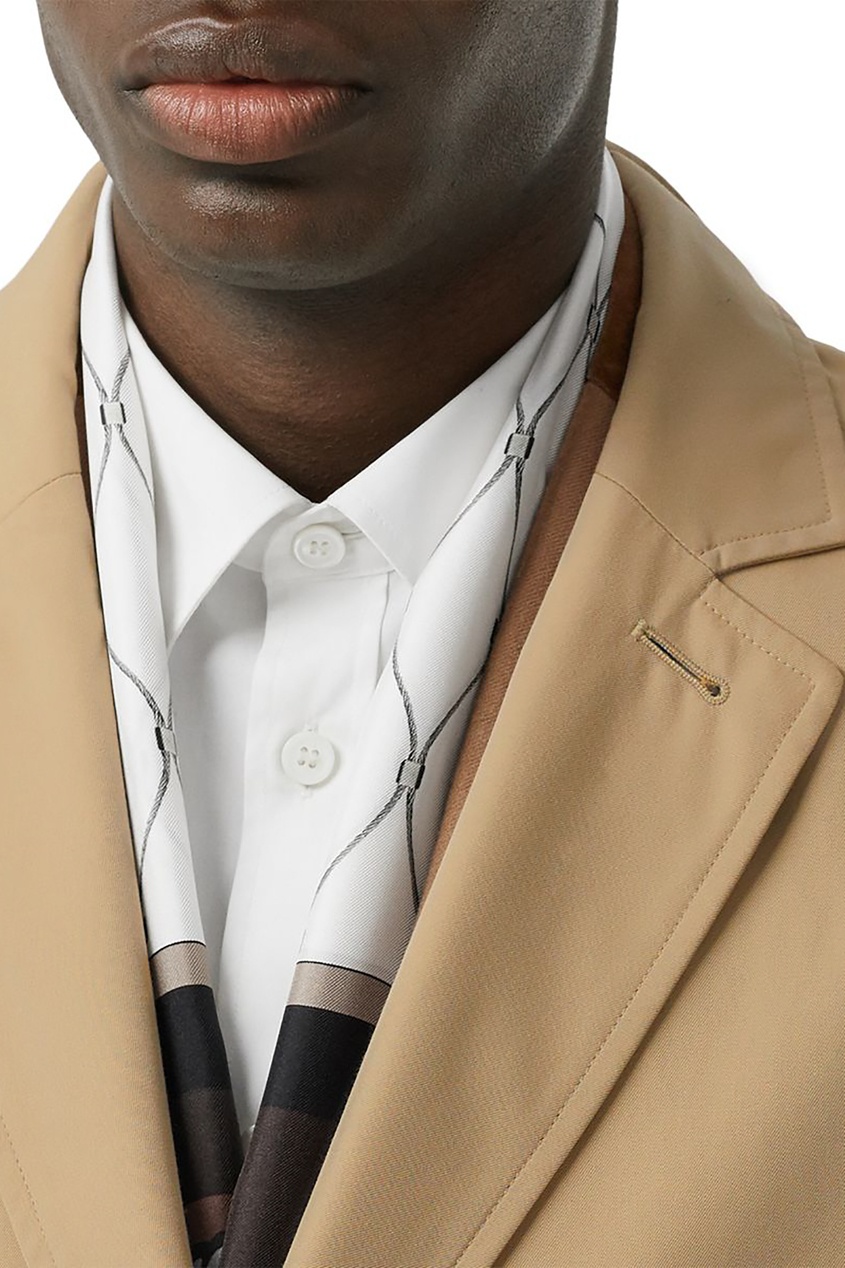 фото Бежевый плащ lab coat Burberry