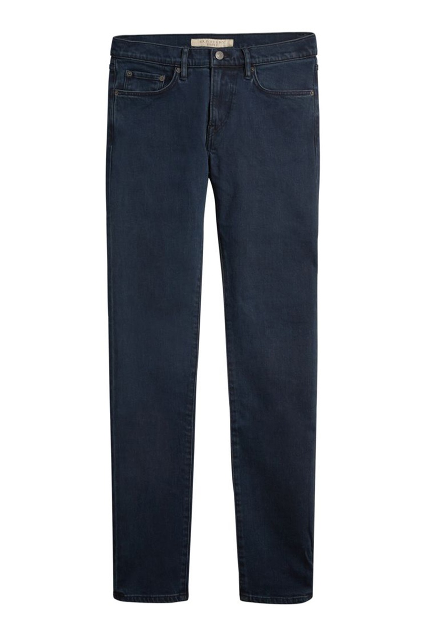 фото Темно-синие джинсы узкого кроя Burberry