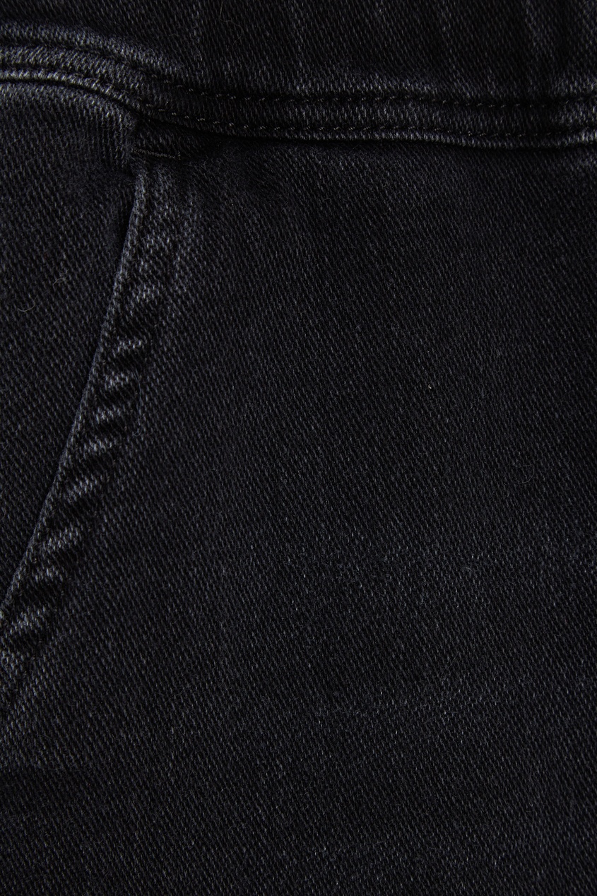 фото Черные джинсы с эластичным поясом il gufo
