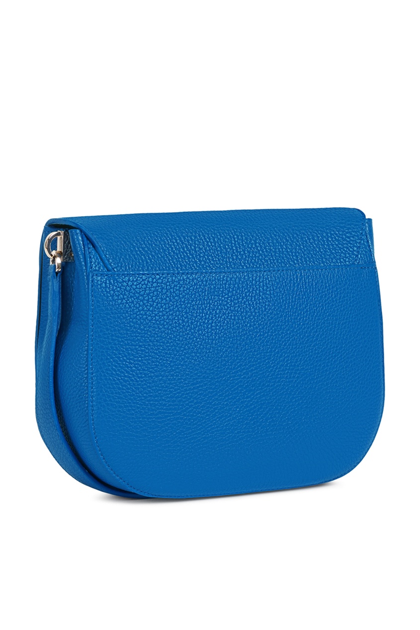 фото Ярко-синяя сумка с клапаном sleek furla