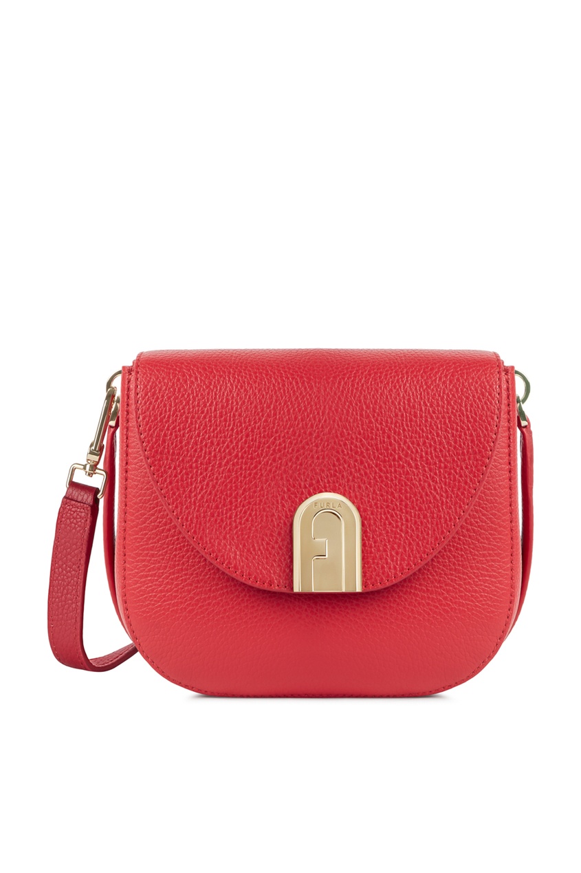 фото Небольшая красная сумка sleek furla