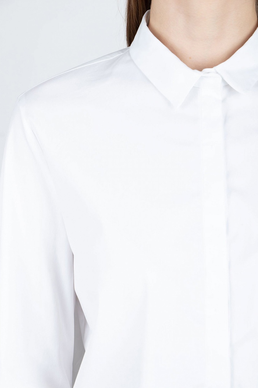 фото Белая хлопковая блуза Fabiana filippi