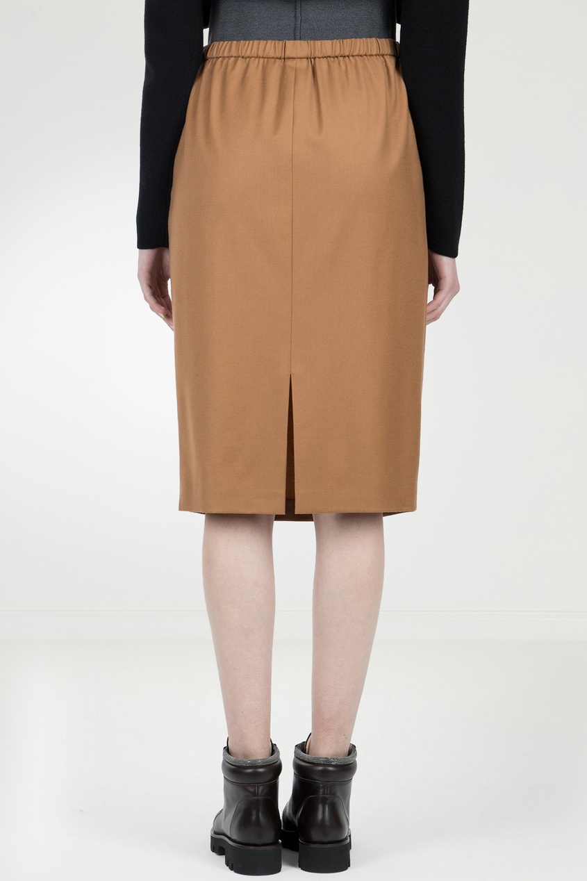 фото Светло-коричневая юбка fabiana filippi