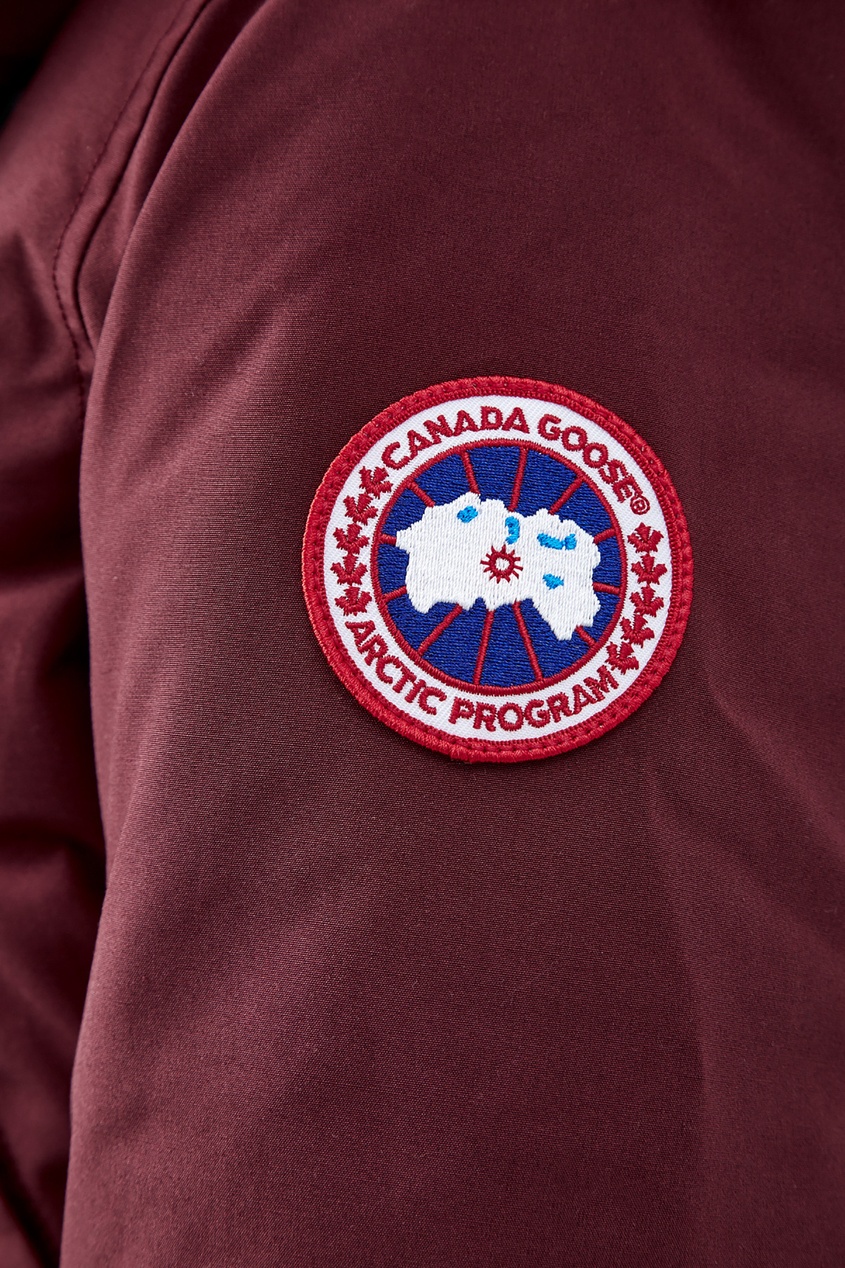 фото Красная парка с накладными карманами Canada goose