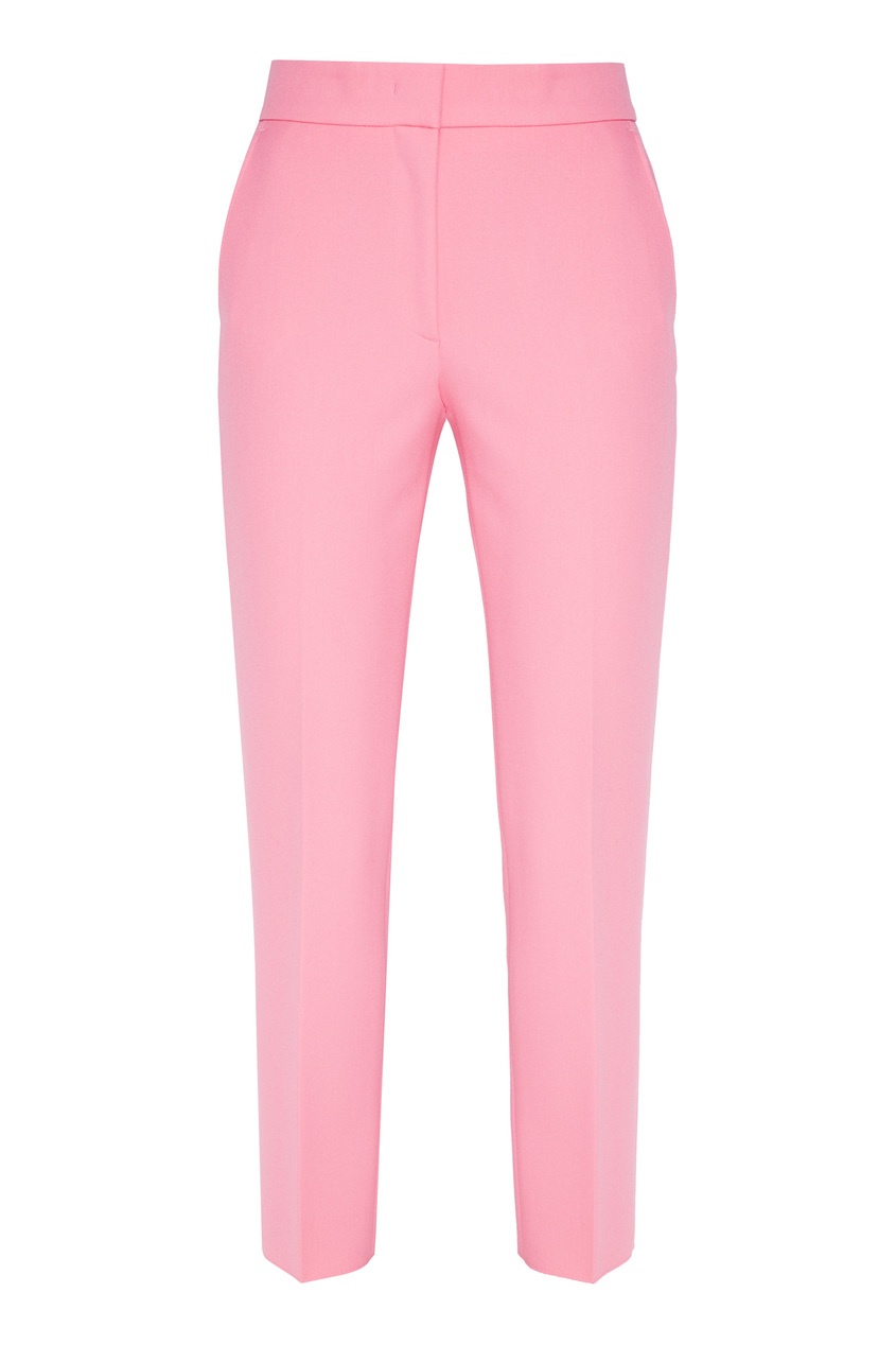 фото Розовые брюки со стрелками msgm