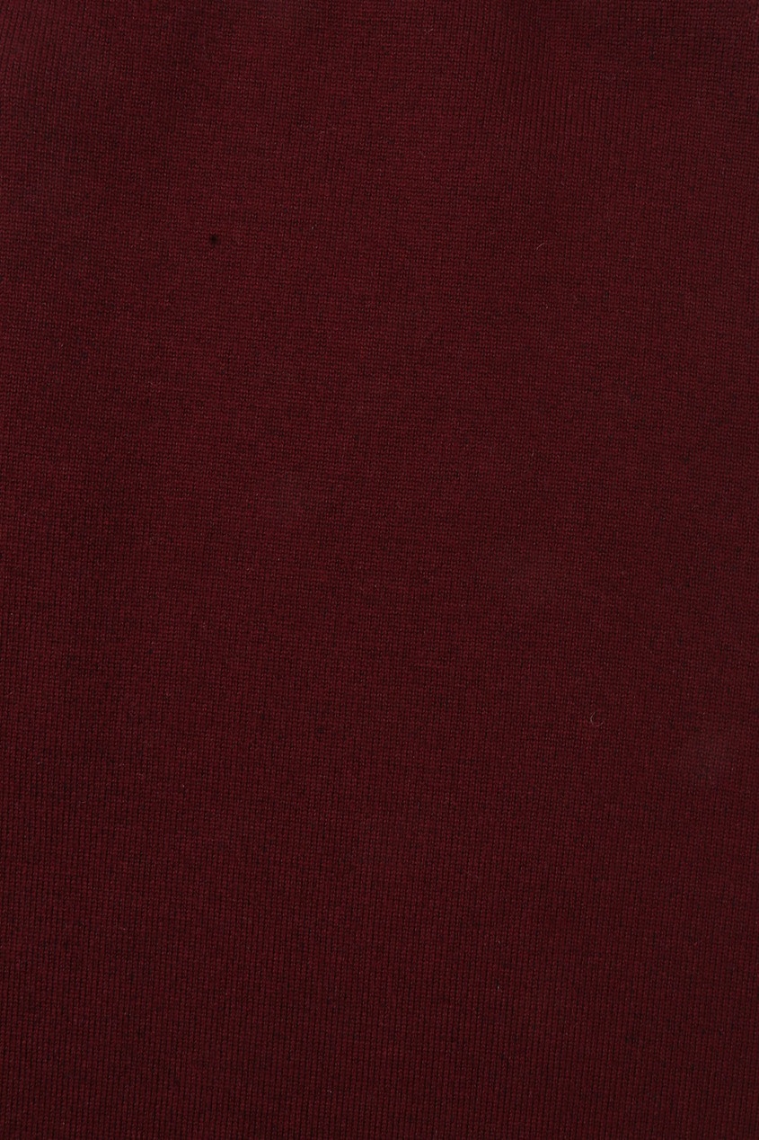 фото Бордовая трикотажная юбка из шерсти antonio marras